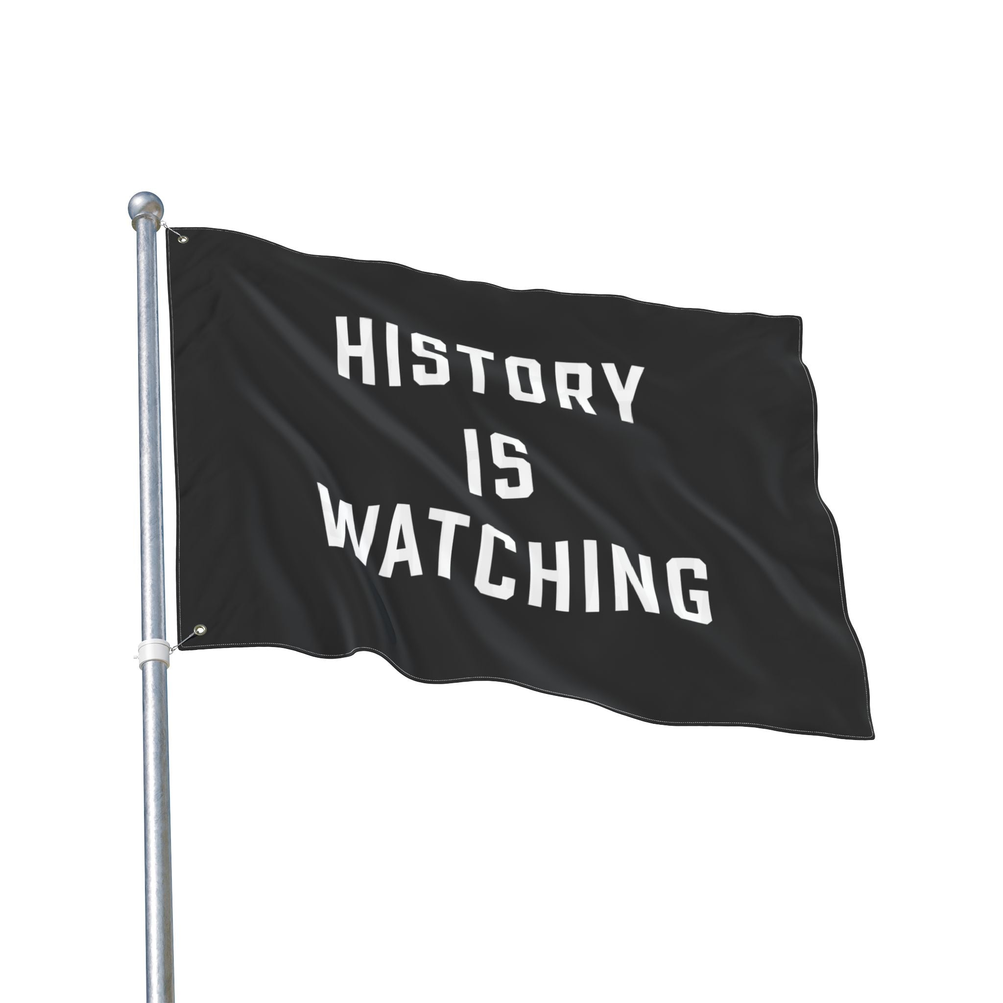 History Is Watching Double-Sided Porch Flag