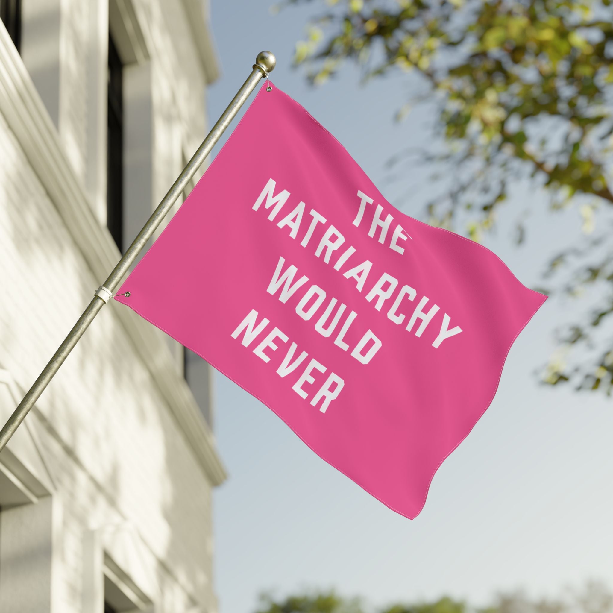 The Matriarchy Would Never Porch Flag