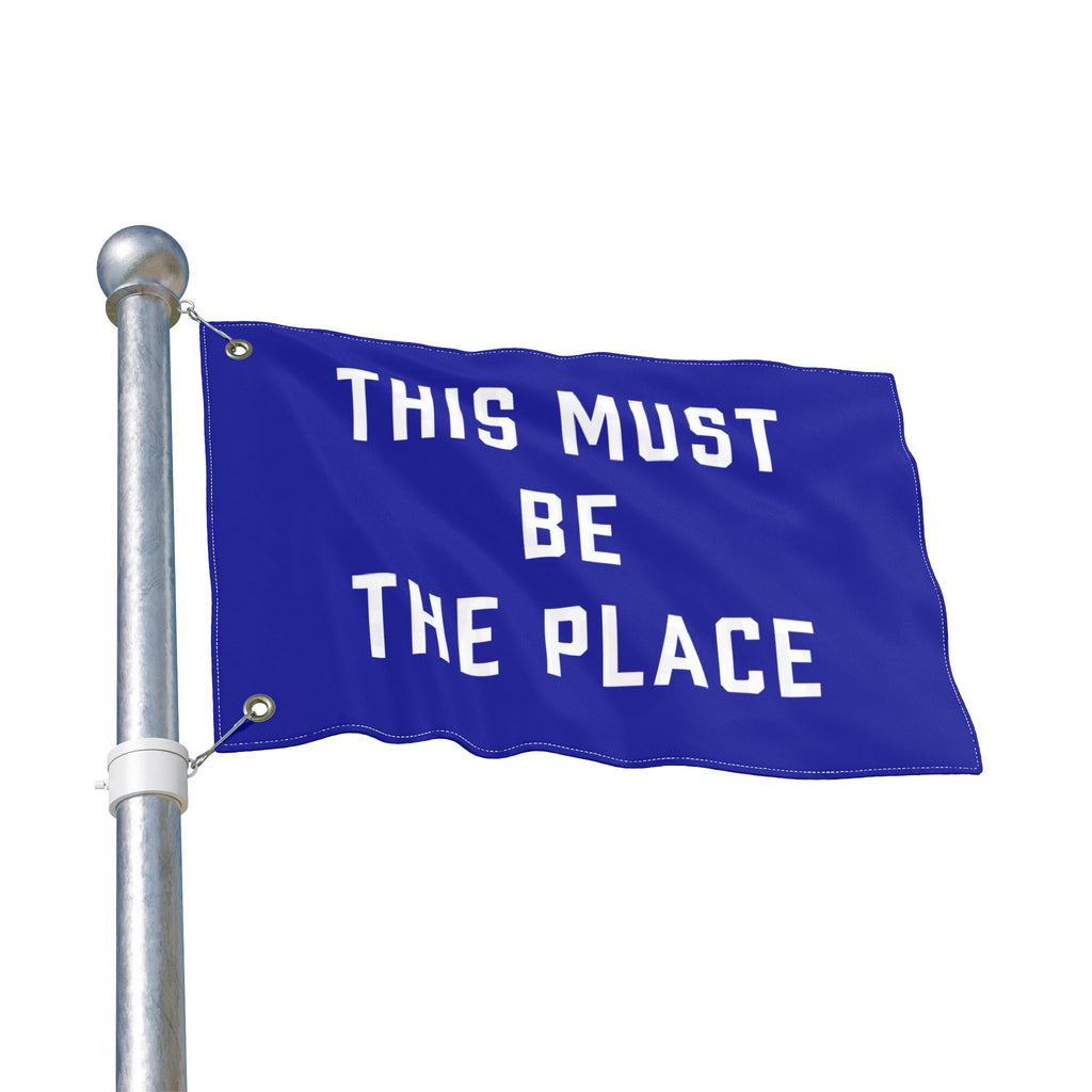 This Must Be The Place Double Sided Flag
