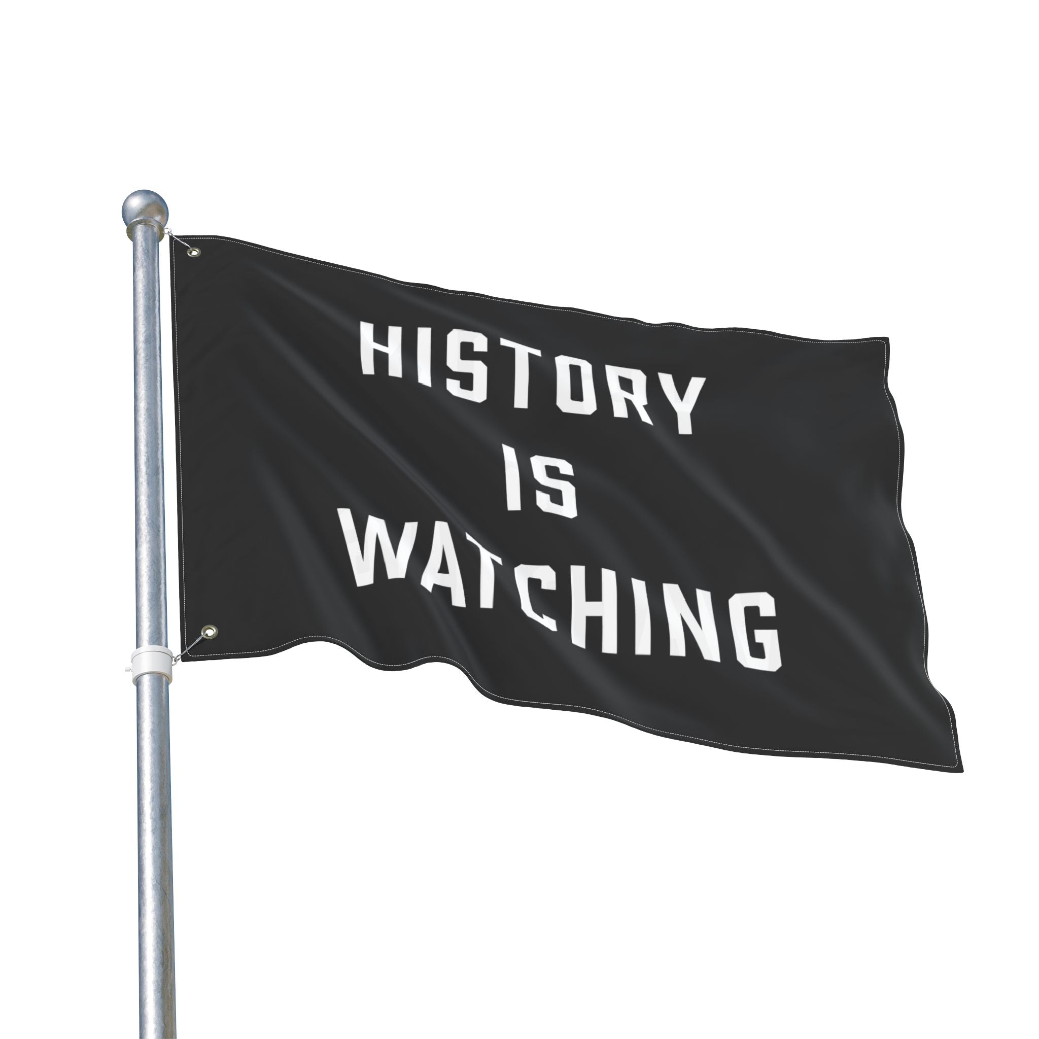 History Is Watching Double-Sided Porch Flag