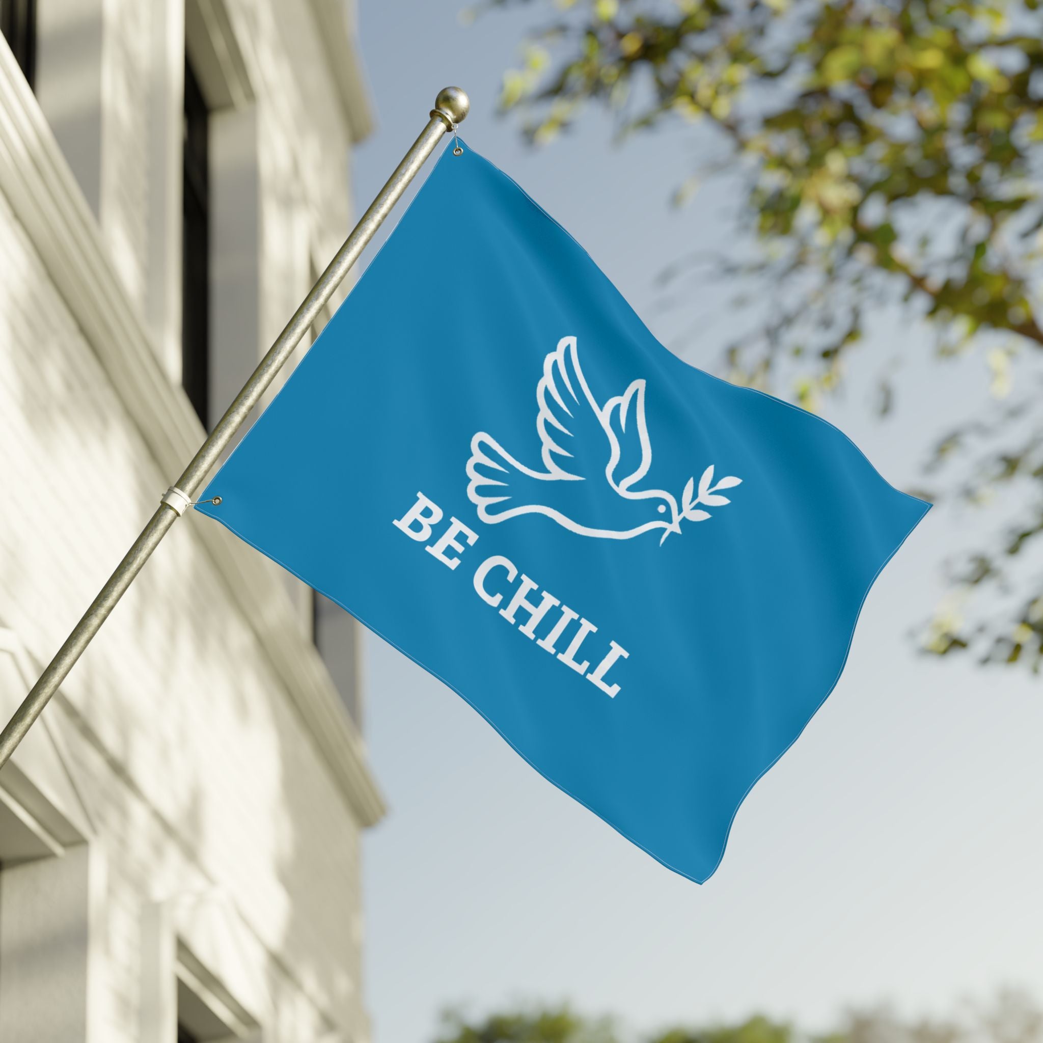 Be Chill Dove Flag